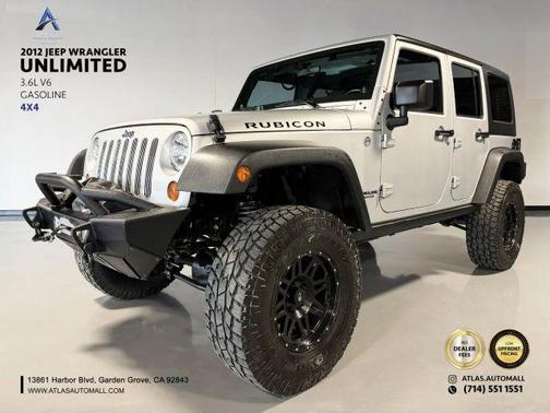 Silver 2012 Jeep Wrangler Unlimited Rubicon
