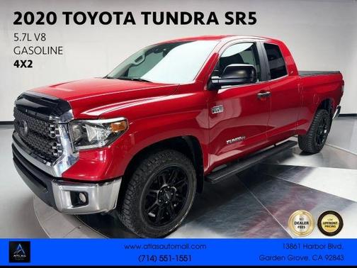 Red 2020 Toyota Tundra SR5