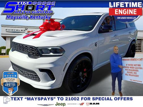 White Knuckle Clearcoat 2024 Dodge Durango SRT Hellcat Premium AWD
