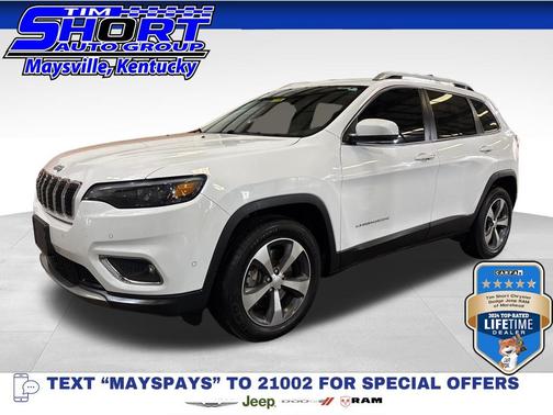 Bright White Clearcoat 2019 Jeep Cherokee Limited