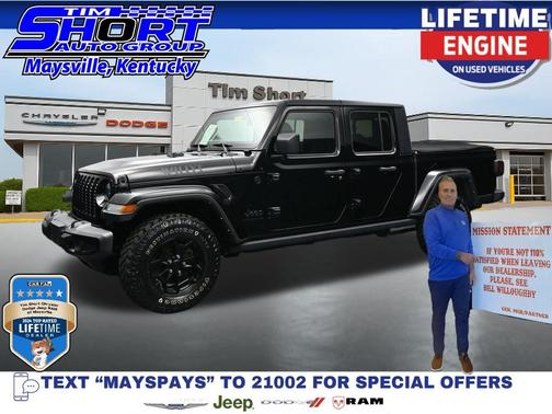 Black Clearcoat 2021 Jeep Gladiator Willys 4x4