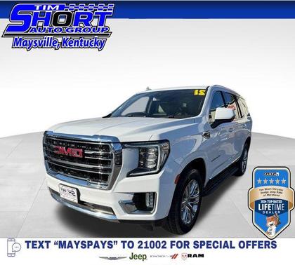 Summit White 2021 GMC Yukon SLT