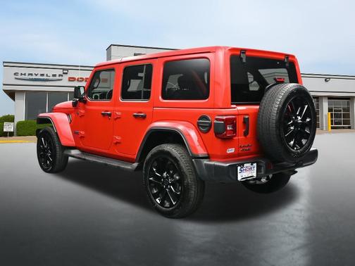 Firecracker Red Clearcoat 2025 Jeep Wrangler 4xe Sahara