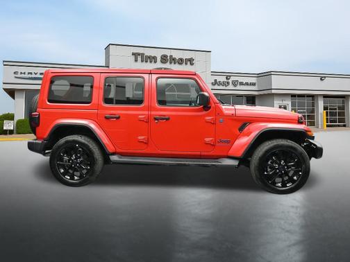 Firecracker Red Clearcoat 2025 Jeep Wrangler 4xe Sahara