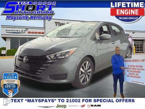 Gun Metallic 2025 Nissan Versa 1.6 SV