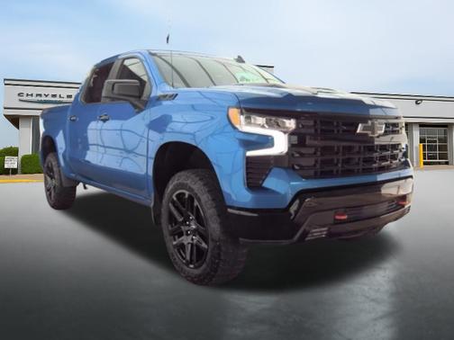Glacier Blue Metallic 2024 Chevrolet Silverado 1500 LT Trail Boss
