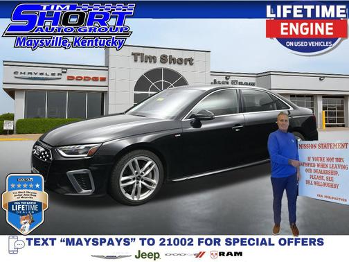 Mythos Black Metallic 2024 Audi A4 45 S line Premium Plus