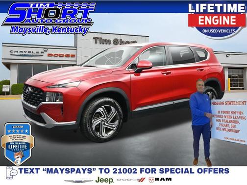 Calypso Red 2022 Hyundai SANTA FE SE