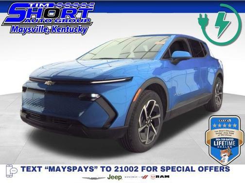 Riptide Blue Metallic 2025 Chevrolet Equinox EV LT
