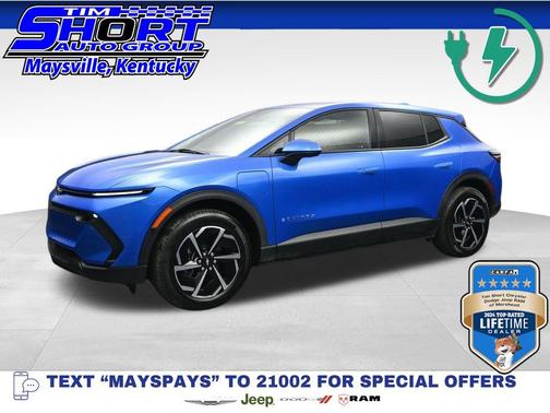 Riptide Blue Metallic 2025 Chevrolet Equinox EV LT