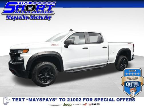 Summit White 2019 Chevrolet Silverado 1500 Custom Trail Boss