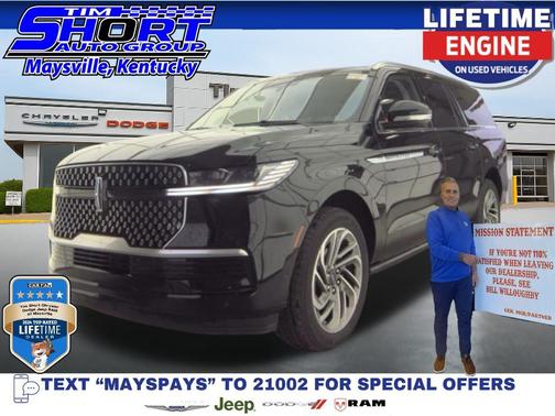 Black Metallic 2025 Lincoln Navigator Reserve