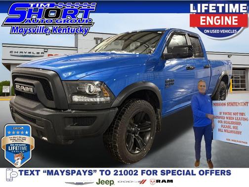 2022 RAM 1500 Classic Warlock Quad Cab 4x4 6'4' Box