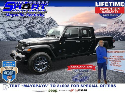 Black Clearcoat 2026 Jeep Gladiator 85th Anniversary Edition