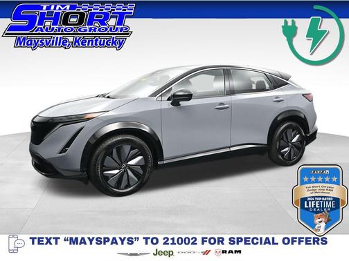 Boulder Gray Pearl/Black Diamond Pearl 2023 Nissan ARIYA ENGAGE