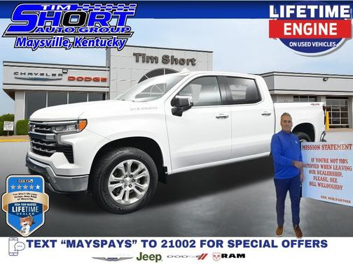 Summit White 2023 Chevrolet Silverado 1500 LTZ