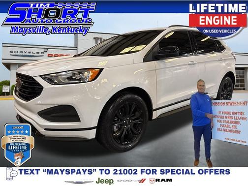 Oxford White 2022 Ford Edge SE