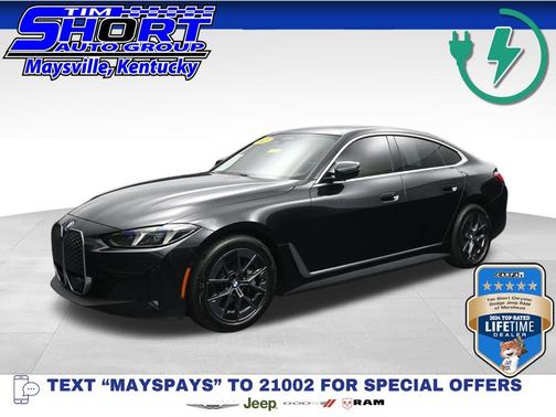 Black Sapphire Metallic 2025 BMW i4 Gran Coupe eDrive40