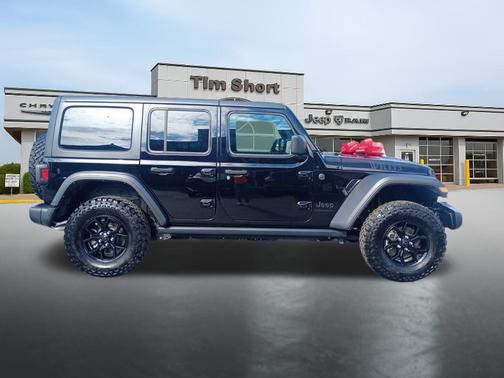 Black Clearcoat 2024 Jeep Wrangler Willys