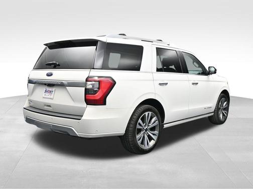 Star White Metallic Tri-Coat 2020 Ford Expedition Platinum