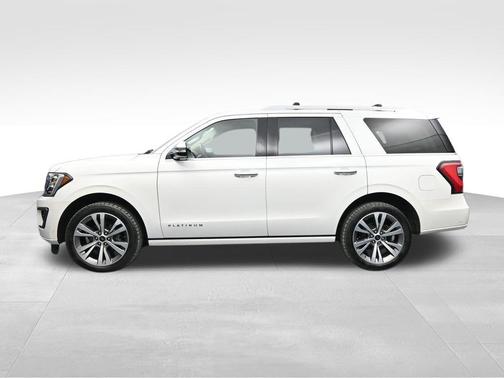 Star White Metallic Tri-Coat 2020 Ford Expedition Platinum