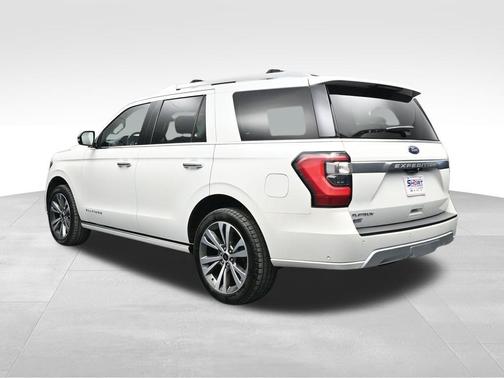 Star White Metallic Tri-Coat 2020 Ford Expedition Platinum