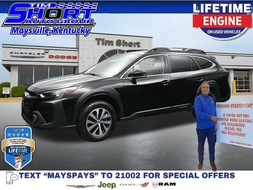 Crystal Black Silica 2023 Subaru Outback Premium