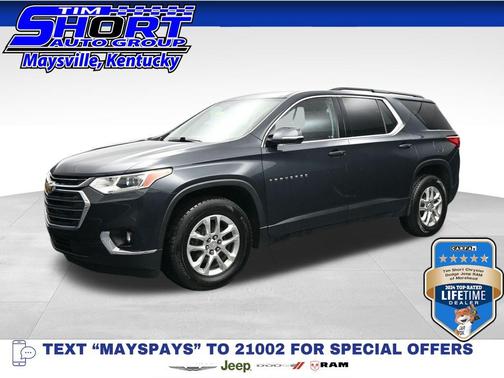 Graphite Metallic 2020 Chevrolet Traverse LT Cloth