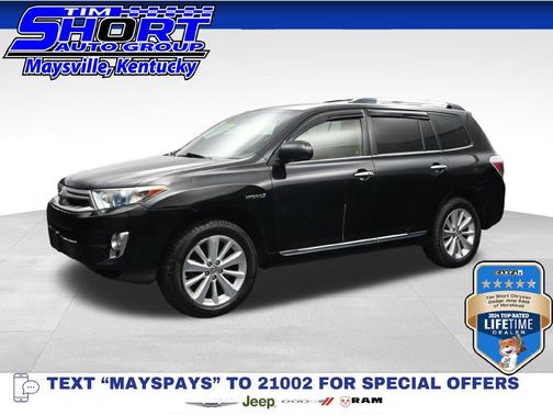 Black 2013 Toyota Highlander Hybrid Limited