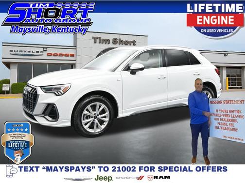 White 2024 Audi Q3 Premium 45 TFSI S line quattro Tiptronic