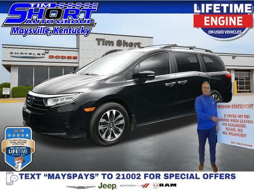 Crystal Black Pearl 2024 Honda Odyssey EX-L