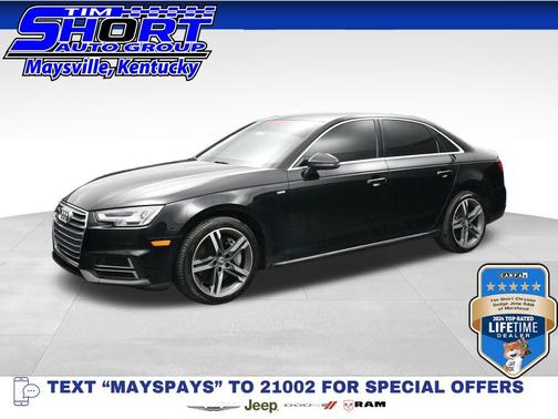 Brilliant Black 2017 Audi A4 2.0T Premium Plus