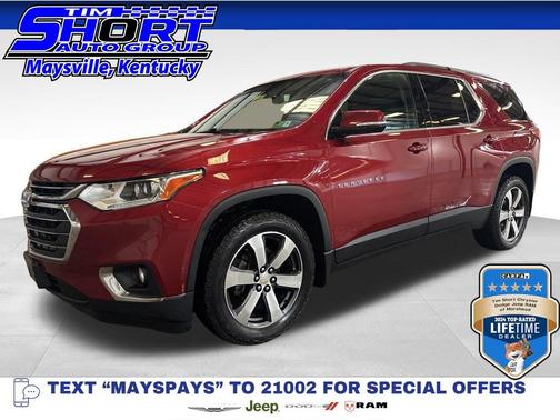 Cajun Red Tintcoat 2019 Chevrolet Traverse LT Leather
