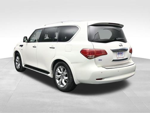 Moonlight White 2014 INFINITI QX80 Base