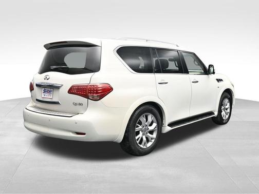 Moonlight White 2014 INFINITI QX80 Base