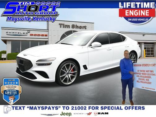 Alta White 2025 Genesis G70 2.5T RWD
