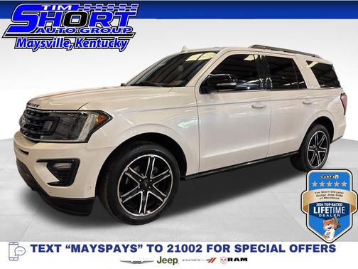 White Platinum Metallic Tri-Coat 2019 Ford Expedition Limited