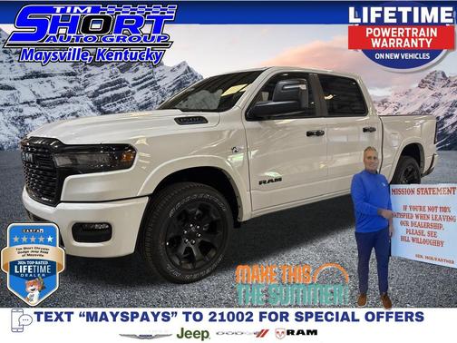 Bright White Clearcoat 2026 RAM 1500 Big Horn/Lone Star