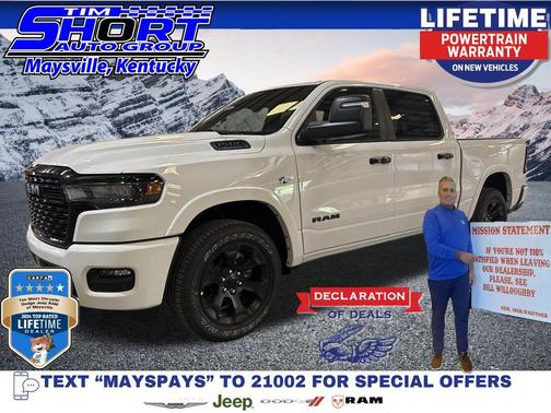 Bright White Clearcoat 2026 RAM 1500 Big Horn/Lone Star