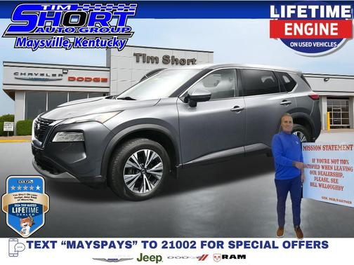 Gun Metallic 2021 Nissan Rogue SV