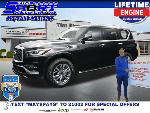 Mineral Black 2022 INFINITI QX80 Luxe