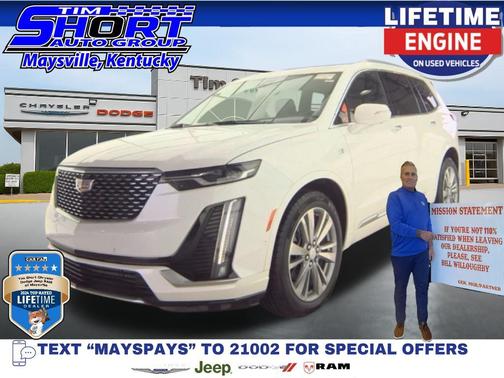 Crystal White Tricoat 2024 Cadillac XT6 Premium Luxury AWD