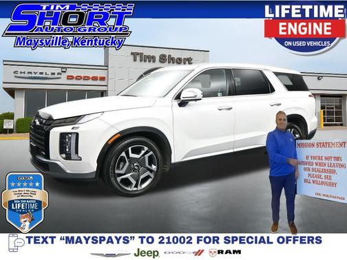 Hyper White 2024 Hyundai PALISADE Limited