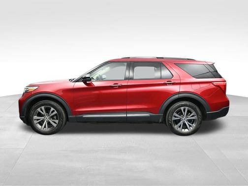 Rapid Red Metallic Tinted Clearcoat 2020 Ford Explorer Platinum