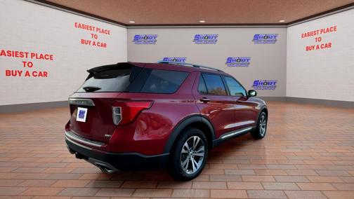 Rapid Red Metallic Tinted Clearcoat 2020 Ford Explorer Platinum