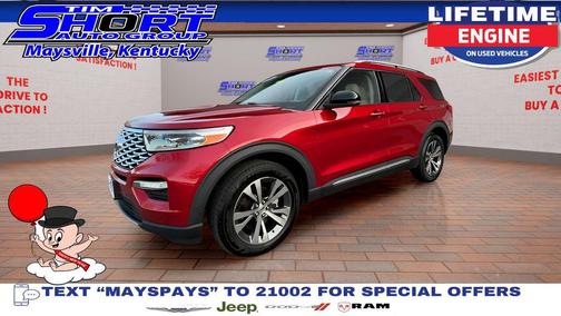 Rapid Red Metallic Tinted Clearcoat 2020 Ford Explorer Platinum