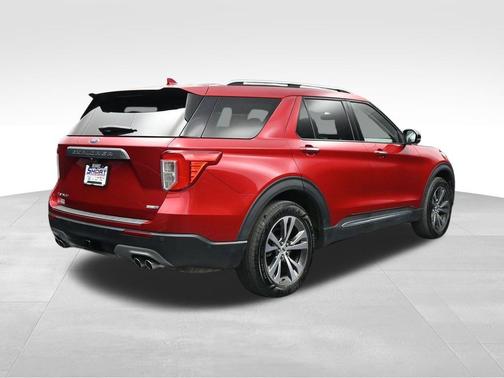 Rapid Red Metallic Tinted Clearcoat 2020 Ford Explorer Platinum