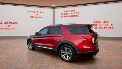 Rapid Red Metallic Tinted Clearcoat 2020 Ford Explorer Platinum
