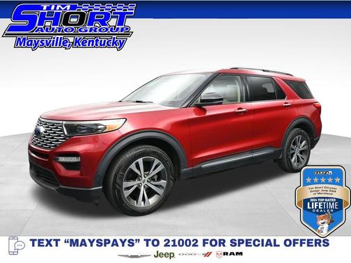 Rapid Red Metallic Tinted Clearcoat 2020 Ford Explorer Platinum