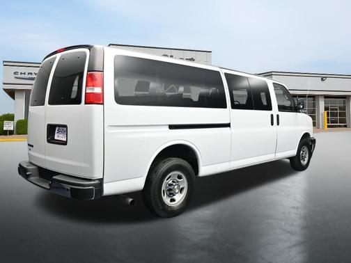 Summit White 2024 Chevrolet Express 3500 RWD 3500 Extended Wheelbase LT